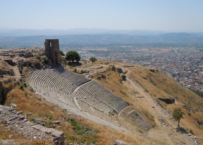 Uitzicht vanuit Pergamon