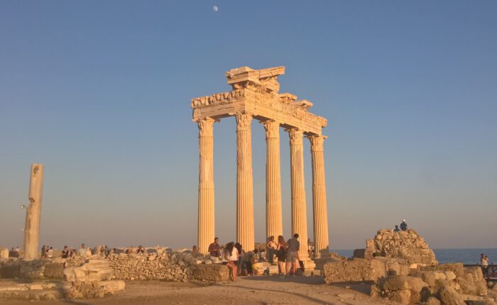 de Tempel van Apollo in Side
