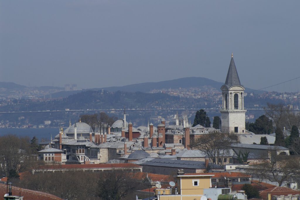 Uitzicht naar Topkapi Paleis