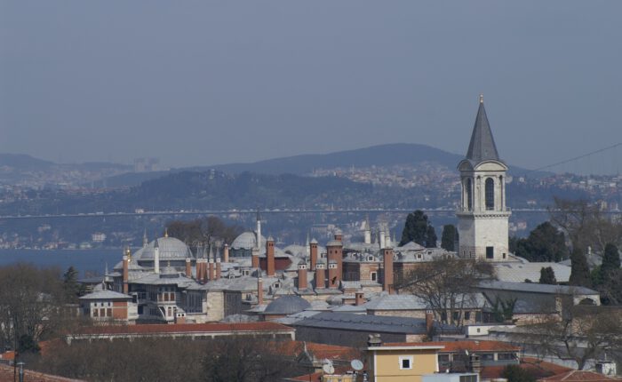 Uitzicht naar Topkapi Paleis