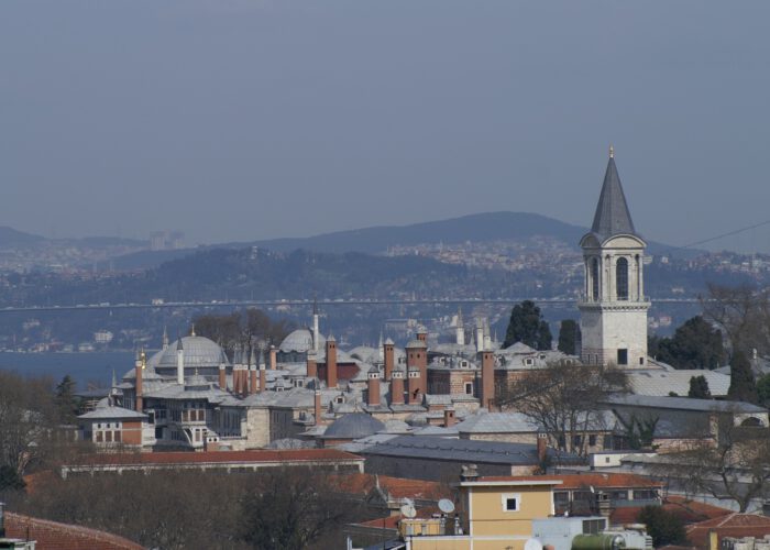 Uitzicht naar Topkapi Paleis